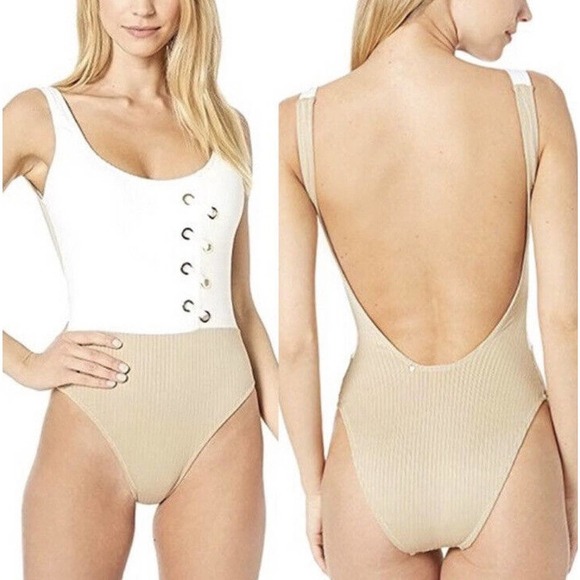 derek lam 10 crosby Lace up Swim Color Black detal Womens Size XS NWOT - Picture 1 of 11